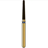G856 конический с закругленным торцом, длина 9 мм, ISO 014, хвостовик FG ISO 314, зернистость 105, синее кольцо (5 шт.), Diatech - бор алмазный