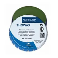 Воск фрезерный Thowax, зеленый, прозрачный, жестяная банка 70г