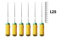 FlexoReamer Senseus 25мм №20 (6 шт), Dentsply Sirona - ручные файлы, гибкие, с эргономичной ручкой