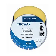 Воск клеевой для ремонта и пайки (не выгорает) Thowax, бежевый, жестяная банка, 70 г