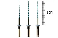HyFlex EDM 21мм, .04, N40 (3 шт), Coltene - машинные файлы, NiTi, финишные