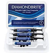 Diamondbrite Microhybrid Flowable Syringe - Микрогибридный композит жидкотекучий светоотверждаемый низкой вязкости, фторсодержащий 1 шпр. А3 (2 г.) - OPT786