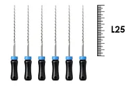 K-Reamer 25мм №40 (6 шт), Dentsply Sirona - ручные файлы, каналорасширители, нержавеющая сталь