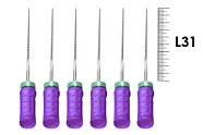 FlexoReamer Senseus 31мм №10 (6 шт), Dentsply Sirona - ручные файлы, гибкие, с эргономичной ручкой