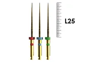 E-Flex Gold 25мм, .04, N15-20-25 (3 шт), Eighteeth - машинные файлы, 10 Packs 116