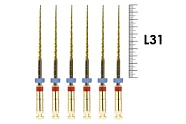 2Shape 31мм .04 TS1 №25 (5 шт), MICRO-MEGA - машинные файлы, инструменты эндодонтические ротационные