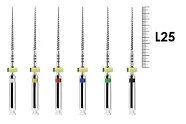 ProFile RA 25мм .06 №15-40 ассорти (6 шт), Dentsply Sirona - машинные файлы, каналорасширители, никель-титан