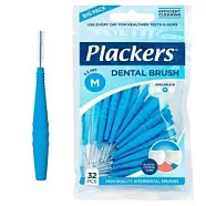 Набор ёршиков Plackers Dental Brush M (0,6 мм), 32 шт