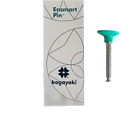 Полиры силиконовые Ensmart Pin Диск (зел. сред.), 10шт. на метал.ножке, (ENP 70-2S), Kagayaki