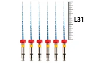 UltraFiles Blue (Heat Activation) 31мм .04 №20 (6 шт), Еврофайл - машинные файлы, никель-титан