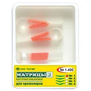 Матрицы 1.490 (форма 1) контурные лавсан.самоклеящ.д/премоляров 12шт (ТОР ВМ)
