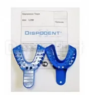 Ложка слепочная, пластик, перфорированная Н3, L, Dispodent - (1шт.)