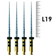 E-Flex Blue 19мм, .08, N17 (4 шт), Eighteeth - машинные файлы, 10 Packs 041, устьевик