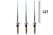HyFlex EDM 21мм, .04, N40 (3 шт), Coltene - машинные файлы, NiTi, финишные
