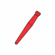 Штифты Uniclip 0,8mm #308 (крас.) 100шт.