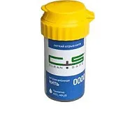 Нить ретракционная №0000 Clean+safe с пропиткой AL, вязаная, хлопок