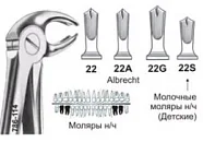 Щипцы №23, Surgicon - для удаления моляров нижней челюсти правые