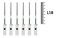 K-Flexofile ReadySteel 18мм №15 (6 шт), Dentsply Sirona - ручные файлы, каналорасширители, укороченный шаг, стерильный блистер
