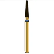 G855 конический с закругленным торцом, длина 6 мм, ISO 014, хвостовик FG ISO 314, зернистость 150, черное кольцо (5 шт.), Diatech - бор алмазный
