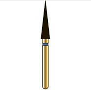 G859 игловидный (пика), длина 10 мм, ISO 024, хвостовик FG ISO 314, зернистость 105, синее кольцо (5 шт.), Diatech - бор алмазный