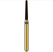 G856 конический с закругленным торцом, длина 8 мм, ISO 012, хвостовик FG ISO 314, зернистость 105, синее кольцо (5 шт.), Diatech - бор алмазный