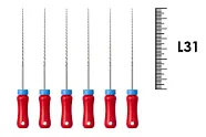 K-Reamer 31мм №25 (6 шт), Dentsply Sirona - ручные файлы, каналорасширители, нержавеющая сталь