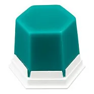 Воск моделировочный ГЕО Classic цвет мяты непрозрачный , в блоках\ 75гр