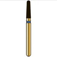 G855 конический с закругленным торцом, длина 6 мм, ISO 016, хвостовик FG ISO 314, зернистость 105, синее кольцо (5 шт.), Diatech - бор алмазный