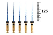 T-Flex 25мм .04 №40 (5 шт), Еврофайл - машинные файлы, стерильные, никель-титан
