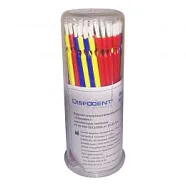 Кисточки Brush Applicators 1004 Dispodent разноцветные 100 шт