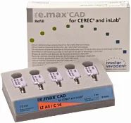 Блоки IPS e.max CAD for CEREC/inLab LT BL3 С14 5 шт.