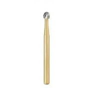 Бор твердосплавный FG GW 2P Round Gold (1 шт), SS White