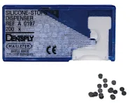 Силиконовые стопперы черные в диспенсере (200 шт), Dentsply Sirona - аксессуары для эндодонтии