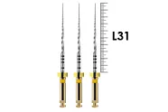 ProTaper Next 31мм X5 (3 шт), Dentsply Sirona - машинные файлы, NiTi, с переменной конусностью, стерильные, желтые