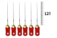 K-File Nitiflex 21мм №25 (6 шт), Dentsply Sirona - ручные файлы, каналорасширитель супергибкий из NiTi сплава