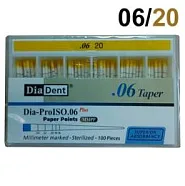 Абсорберы конусные 06 №20 (100шт.) DiaDent