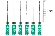 H-Files Dentsply Sirona 25мм №08 (6 шт) - ручные файлы, каналорасширители