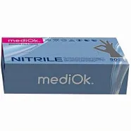 Перчатки нитриловые MediOk серые S 100 шт (50 пар)