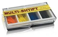 Беззольные штифты Multi-Shtift ассорти 4-видов (4х20шт.), РуДент