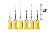 ProTaper Universal Hand use 31мм F5 (6 шт), Dentsply Sirona - ручные файлы, с прогрессирующей конусностью, черные