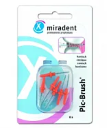 Pic-Brush® - запасные ершики в гигиенически чистой упаковке, оранжевые (6 шт.)