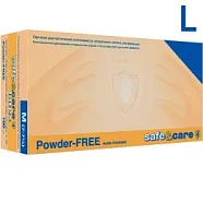 Перчатки латекс Safe & Care L (8/9) 100 шт.