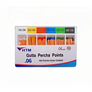 Штифты гуттаперчевые HTM .06, ассорти 15-40 (60 шт.), HTM Dent