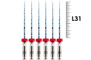 UltraFiles Blue (Heat Activation) 31мм .02 №15 (6 шт), Еврофайл - машинные файлы, никель-титан