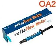 ReliaFlow Molar OA2, текучий композит низкой текучести, шприц (1 x 2 г, наконечники), AHL