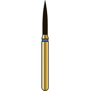 G862 пламевидный, длина 8 мм, ISO 012, хвостовик FG ISO 314, зернистость 105, синее кольцо (5 шт.), Diatech - бор алмазный