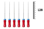 K-Reamer 28мм №25 (6 шт), Dentsply Sirona - ручные файлы, каналорасширители, нержавеющая сталь