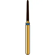 G878K торпедовидный с коническим торцом, длина 8 мм, ISO 010, хвостовик FG ISO 313, зернистость 105, синее кольцо (5 шт.), Diatech - бор алмазный