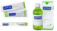 Набор Dentaid Vitis Ortho (ополаскиватель 500мл, паста 100мл, зубная щетка)