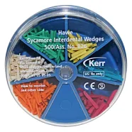 Клинья Sycamore Interdental Wedges с 1 адаптером Wedge Adapter, 1000 шт.